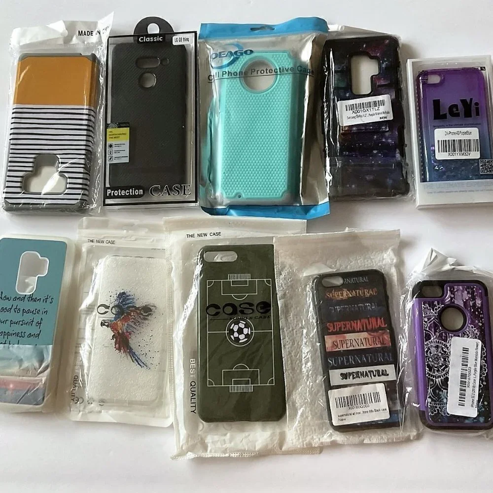 NEW CELL PHONE CASES BUNDLE OF 10